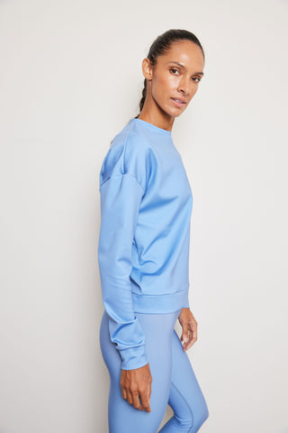 FILTER PULLOVER SWEATSHIRT - AZURE