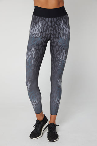 Stone Print/Patent Nero