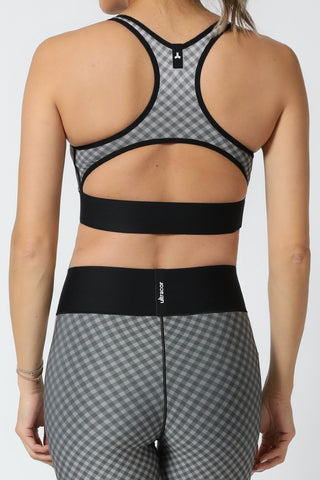 Get It Fast 3D GINGHAM TERRAIN BRA SILK