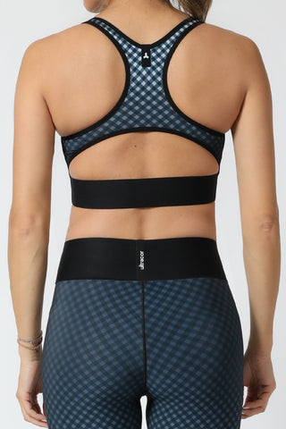 Get It Fast 3D GINGHAM TERRAIN BRA SILK