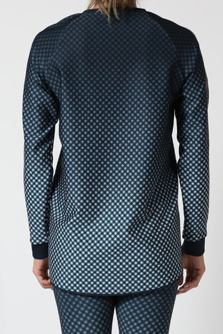 Get It Fast 3D GINGHAM CAPELLA TOP SILK BONDED