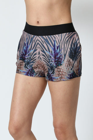 Get It Fast TOURNAMENT WOMENS HAWAIIAN ZEBRA TENNIS SHORT