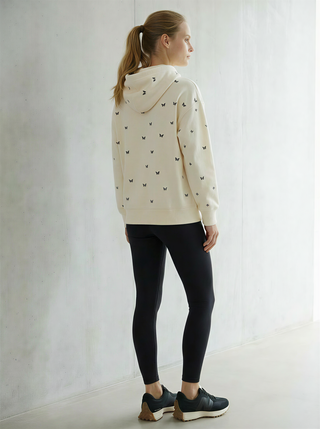 Full Swarovski Butterfly Fleece Hoodie Sweatshirt